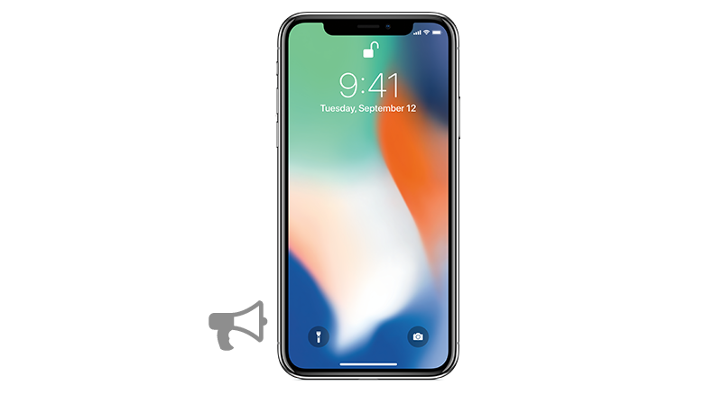 iPhone X Loudspeaker